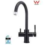 Matte Black 3 Way Mixer Tap For Filtered Water