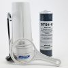 QMP 10 inch Bench Top Water Filter Housing With GTS1-10 Silver Impregnated Filter Spanner and Adapter