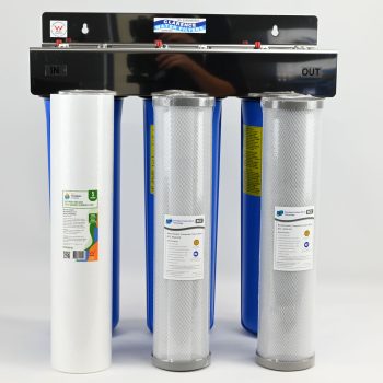 Triple Big Blue Whole House Water Filter System For Tank Water With Disposable Filters-06