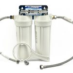 Twin 10 inch by 2 point 5 inch High Flow Under Sink Water Filter System