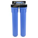 Twin Pentek 20 inch by 2.5_ inch 3G Water Filter Housing 3 quarter inch BSP Ports -1