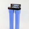 Twin Pentek 20 inch by 2.5_ inch 3G Water Filter Housing 3 quarter inch BSP Ports -1