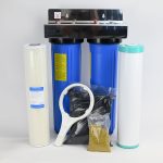 Whole House Water Filter System with Washable reusable filters and media